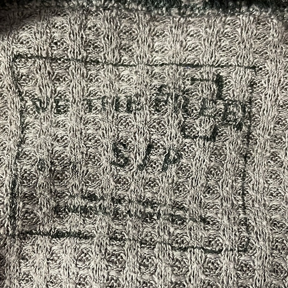 Free People We The Free Taupe Waffle Knit Top - Picture 5 of 6